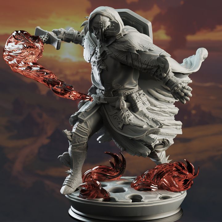 Fire Genasi Paladin - DM Stash