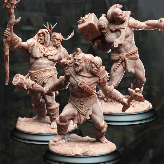 Mountain Tribe Ettin Henchmen - DM Stash